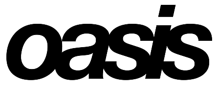 Black 'oasis' logo without background